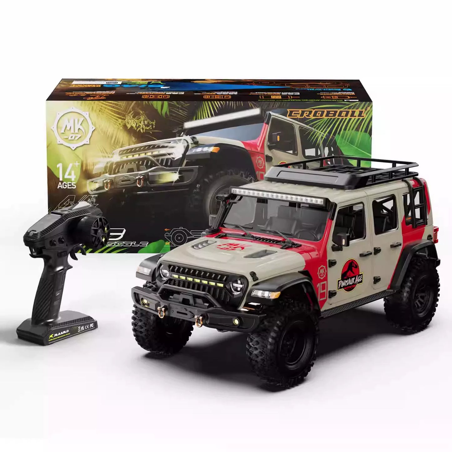 Rlaarlo Croboll MK07 V2 1/7 Scale RC Electric Off-Road Crawler - Diff Lock, Drive Disconnect & 2-Speed Transmission