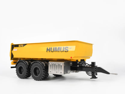 1/14 Kuting RC Hydraulic Full Dump Trailer - Metal Scale Model with Liftable Bed