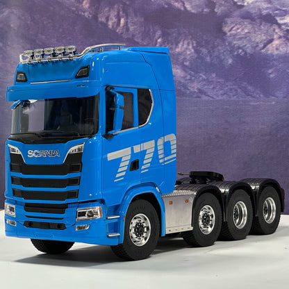 Scania 770S Remote Controlled Trailer 1/14 8x8 RC Tractor Truck RTR Version with Light & Sound System ST8 Transmitter