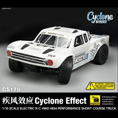 KKPIT KONE SP 1/10 Wind Effect 4WD Short Course Truck Rolling Chassis (330mm Wheelbase, K1 Platform)