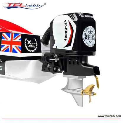TFL 1148 Warrior 2 RC Boat - Scale Outboard Motor with Gear Drive & Reverse Function