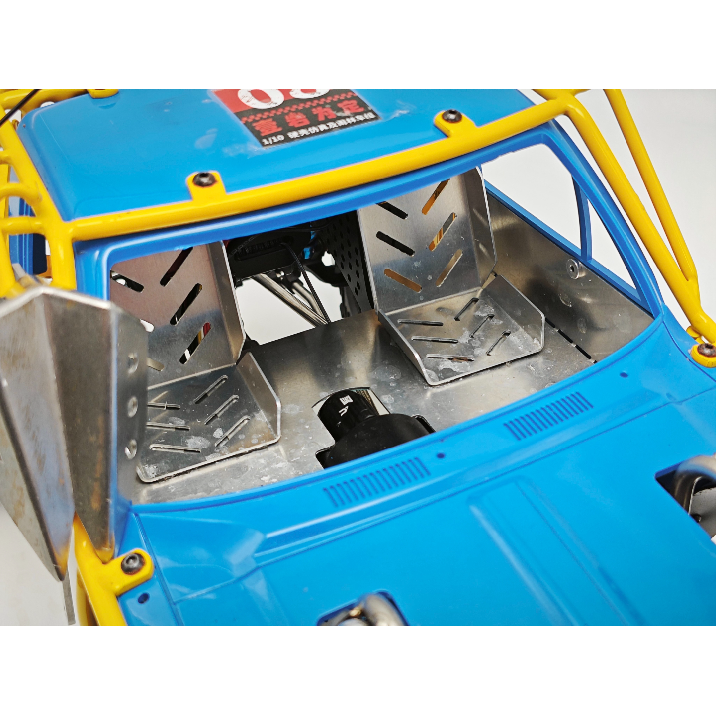 D1RC Stainless Steel Cab Interior Upgrade for RC Crawler Trail Truck