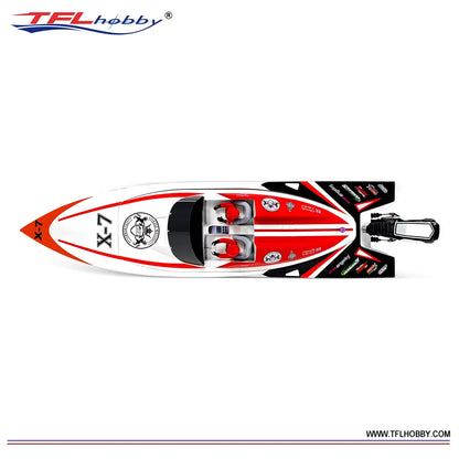 TFL 1148 Warrior 2 RC Boat - Scale Outboard Motor with Gear Drive & Reverse Function