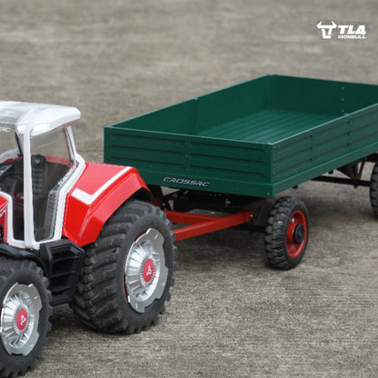 CROSSRC T009 1/14 Heavy Duty Full Trailer RTR Metal Flatbed Tow Truck Trailer