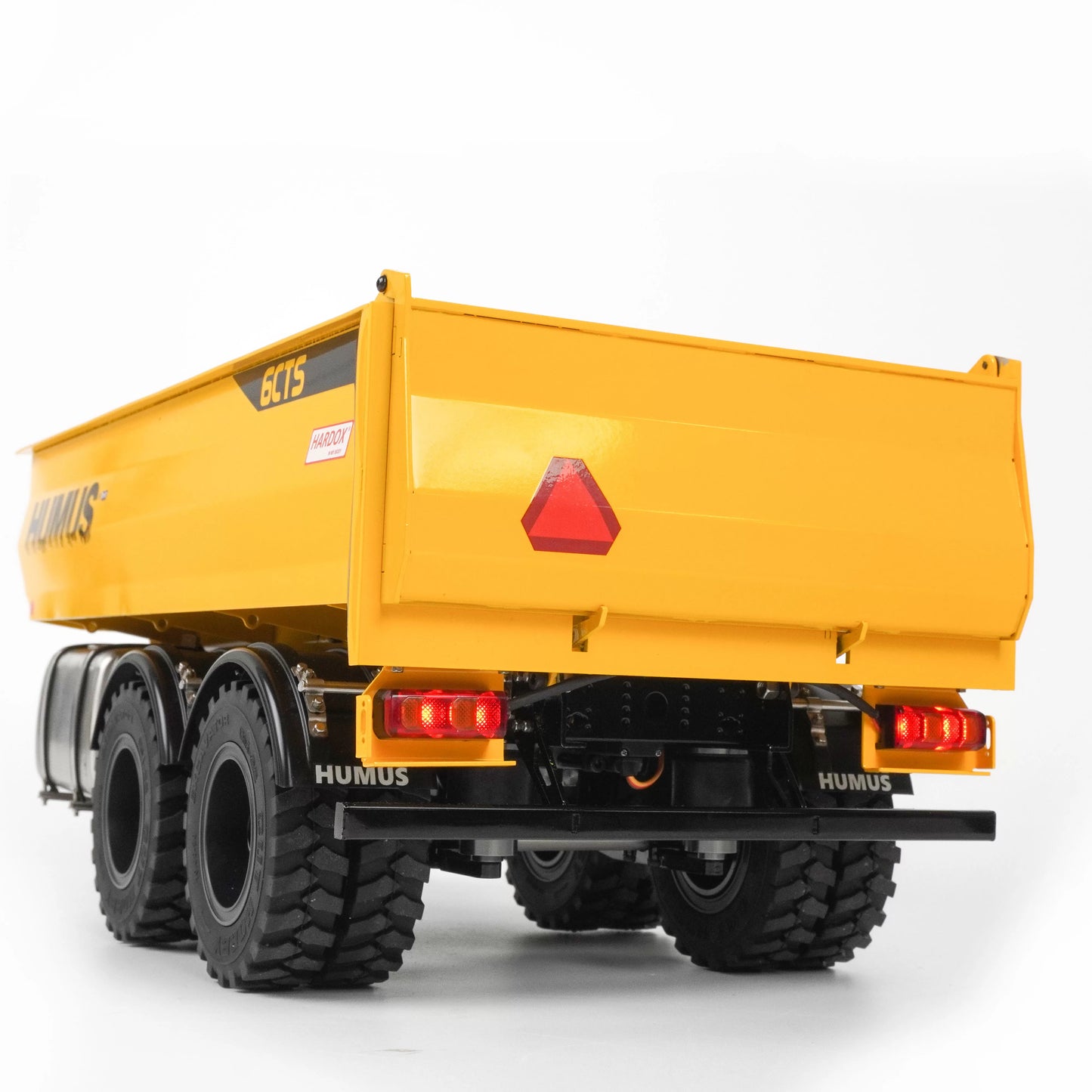 1/14 Kuting RC Hydraulic Full Dump Trailer - Metal Scale Model with Liftable Bed