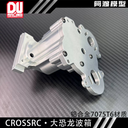 Adu Model CNC Aluminum Reinforced Gearbox Housing & Transmission Cover for CROSSRC 1/6 RHINO / THOR / TYRANNOSAURUS