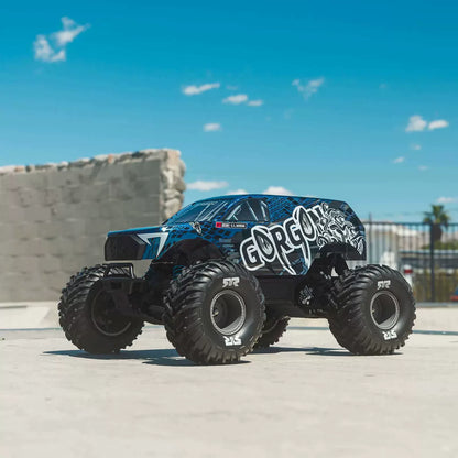 ARRMA 1/10 GORGON 2WD Brushless Monster Truck RTR with DSC Technology (2S-3S LiPo Power)