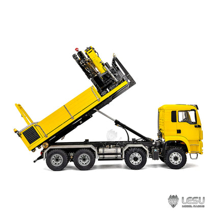 LESU 1/14 RC MAN TGS 8x8 Hydraulic Hook Lift Truck with Crane & Ballast Tipper LS-Z0109
