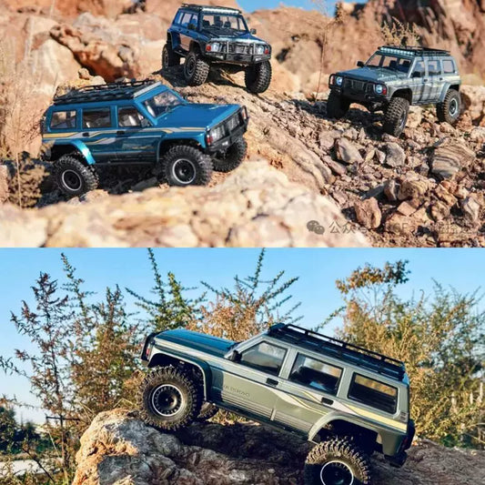 YK4107 1/10 4WD Scale RC Rock Crawler Brushed RTR (Nissan Patrol Style)