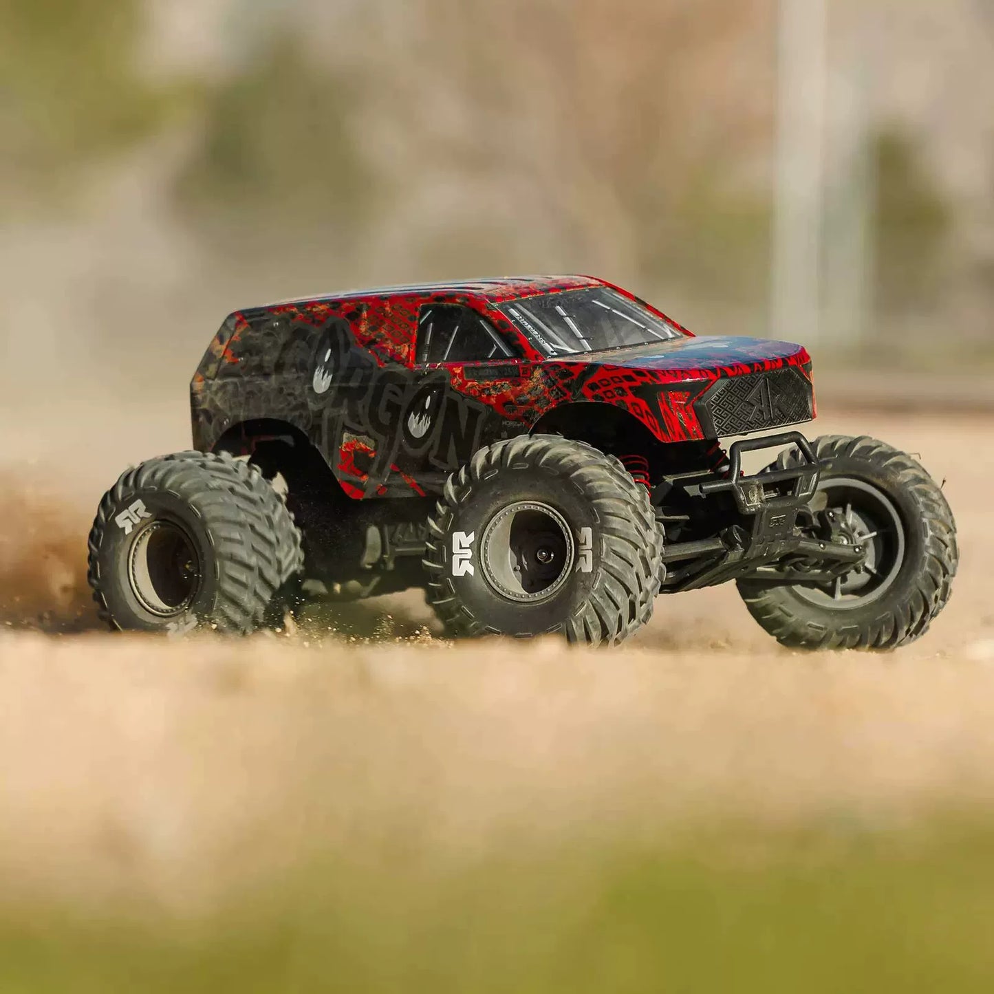 ARRMA 1/10 GORGON 2WD Brushless Monster Truck RTR with DSC Technology (2S-3S LiPo Power)