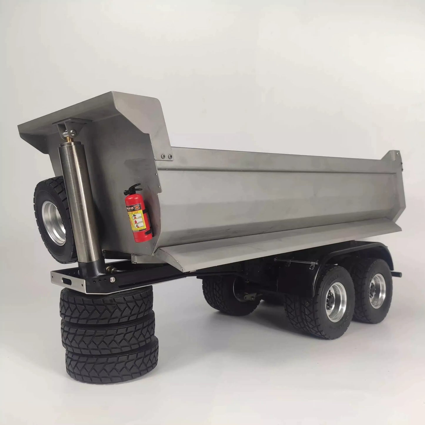 1/14 RC Semi Truck Tipper Dump Truck Trailer & Chassis DIY Parts for Tamiya