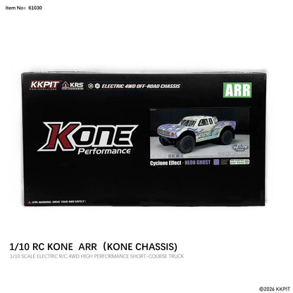KKPIT KONE SP 1/10 Wind Effect 4WD Short Course Truck Rolling Chassis (330mm Wheelbase, K1 Platform)