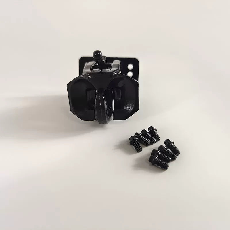 1/14 RC Truck Metal Trailer Hitch Heavy-Duty Aluminum Tail Hook Black Red Tail Beam DIY Upgrade for Adults