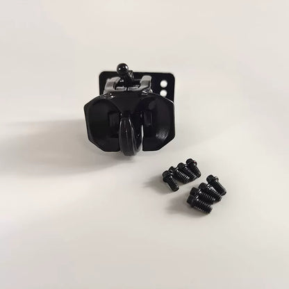 1/14 RC Truck Metal Trailer Hitch Heavy-Duty Aluminum Tail Hook Black Red Tail Beam DIY Upgrade for Adults