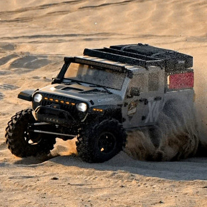 Model EMO X4 Leopard 1/8 Professional 4x4 RC Crawler - Waterproof Brushless High-Performance Off-Road Adventure Truck (RTR)