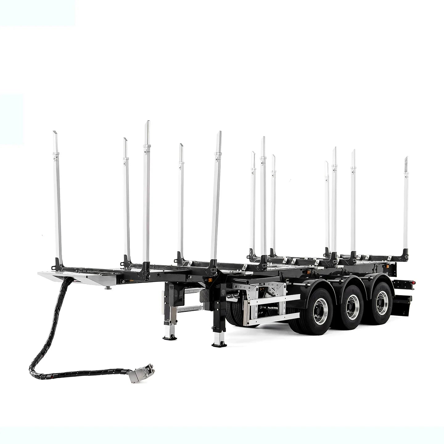 LESU 1/14 RC Timber Semi-Trailer with Drum Brakes & Dual-Wheel Axles LS-A0053