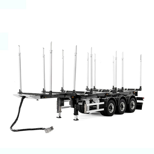 LESU 1/14 RC Timber Semi-Trailer with Drum Brakes & Dual-Wheel Axles LS-A0053