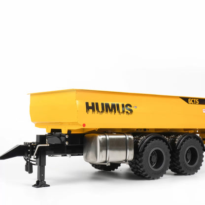 1/14 Kuting RC Hydraulic Full Dump Trailer - Metal Scale Model with Liftable Bed