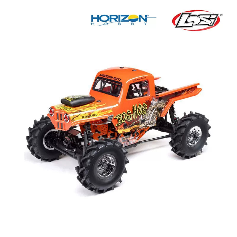 LOSI LMT 1/10 4WD Solid Axle Monster Truck - Bog Hog Mega Truck RTR Electric RC Off-Road Vehicle King Sling