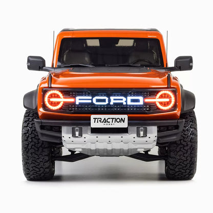 Traction Hobby KM 1/8 Ford Bronco Raptor RC Crawler 4WD RTR with 2-Speed, Diff Locks & DIG