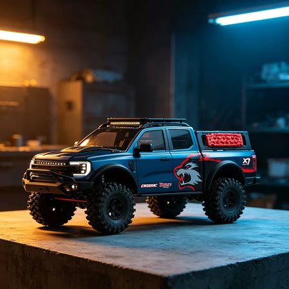 CROSSRC 1/8 EMO X7 Dire Wolf & XL4 Grizzly RC Rock Crawler Trail Truck