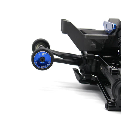 Aluminum Wheelie Bar with Bearings & Wheel Caps for Traxxas Mini XRT / Mini Maxx