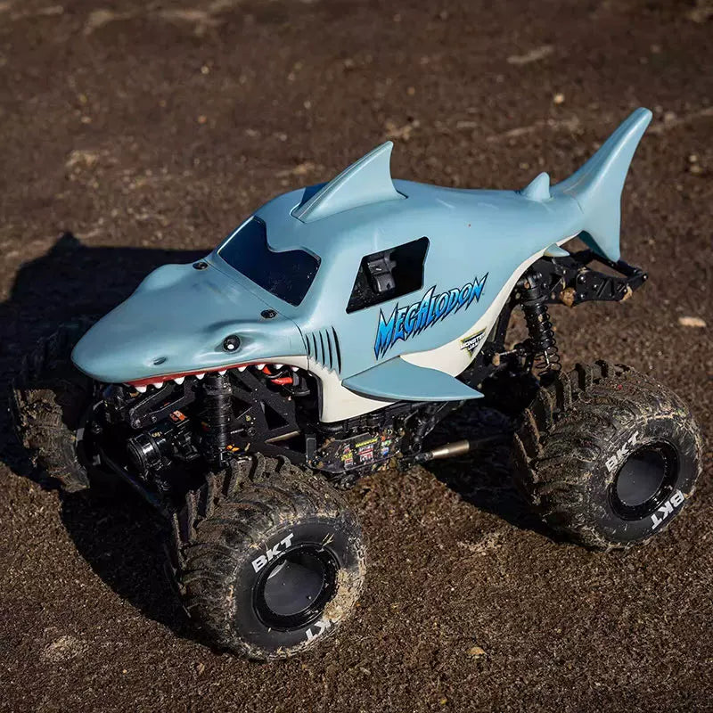 LOSI 1/18 Mini LMT Megalodon 4WD Brushed Solid Axle Monster Truck RTR