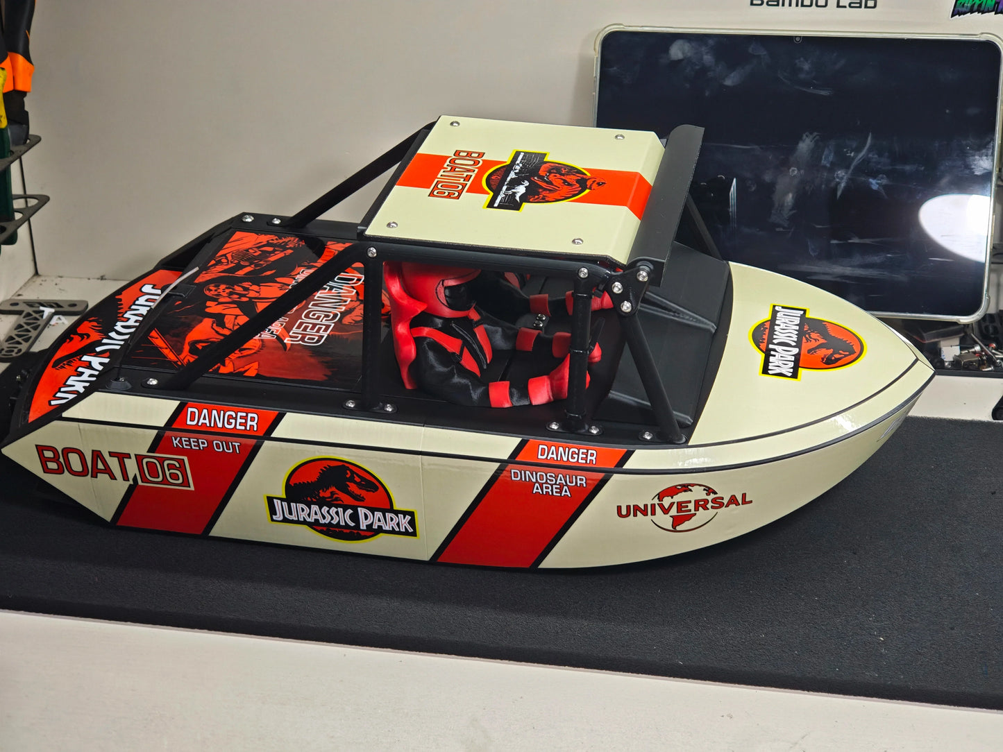 2026 M-Jet 35 Upgraded 3D Printed RC Jet Boat Kart Propulsion Race Boat