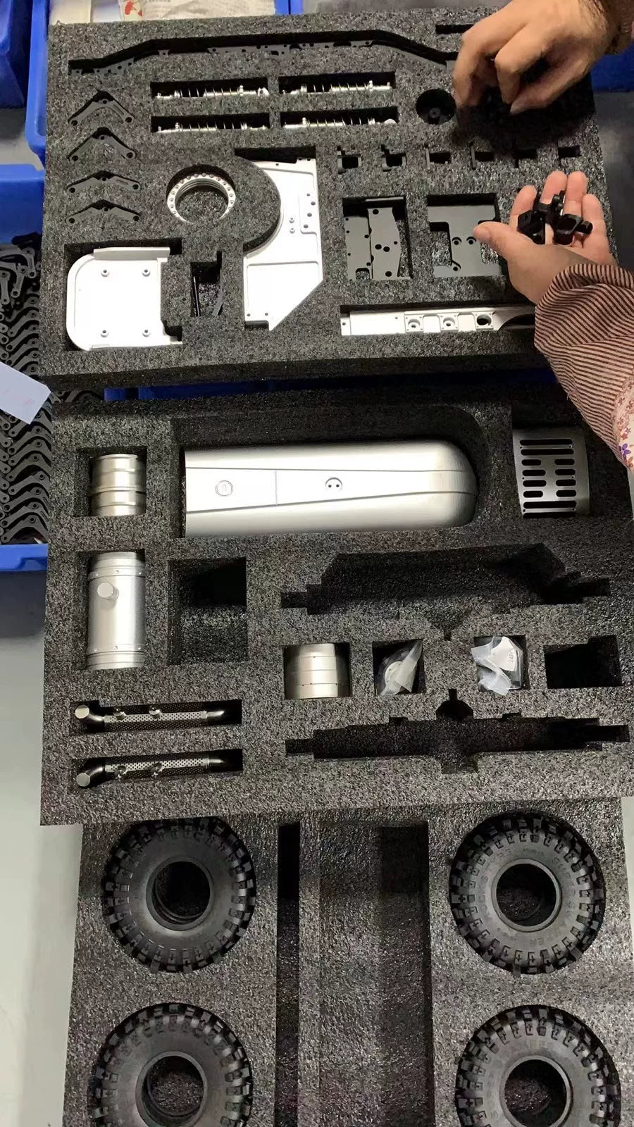 1/10 RC Crawler TG1 "Tugou" CNC Full Metal High-Performance Rock Crawler KIT Version Off-Road Chassis