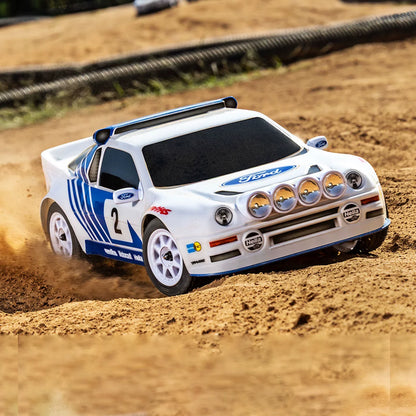 TRAXXAS 1/12 Mini Rally Ford RS200 4WD Brushless Rally Car RTR - 108046-1