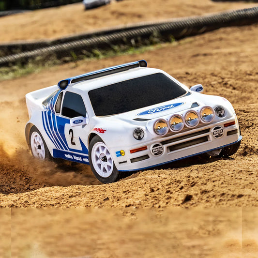 TRAXXAS 1/12 Mini Rally Ford RS200 4WD Brushless Rally Car RTR - 108046-1