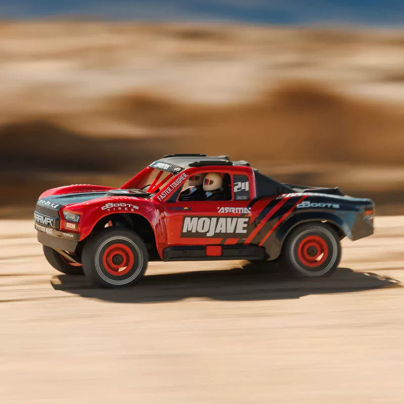 ARRMA 1/16 MOJAVE GROM Mega 380 Brushed 4WD Desert Truck RTR (Mini RC Car)