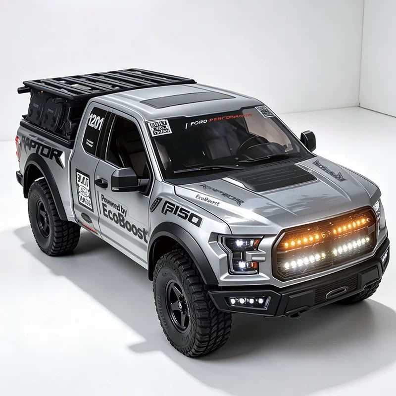 KM 1/8 Scale Ford F-150 Raptor Licensed RC Crawler Truck - Thor Chassis