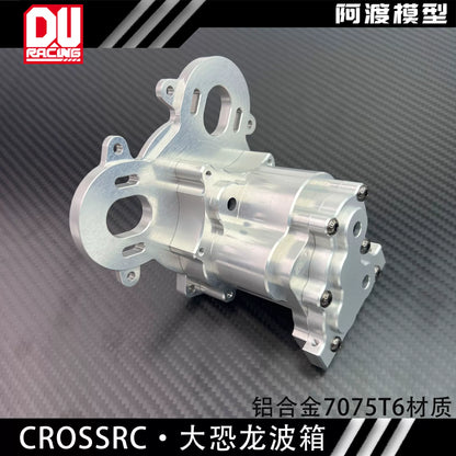 Adu Model CNC Aluminum Reinforced Gearbox Housing & Transmission Cover for CROSSRC 1/6 RHINO / THOR / TYRANNOSAURUS
