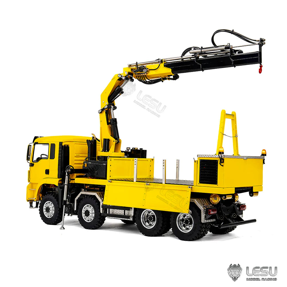 LESU 1/14 RC MAN TGS 8x8 Hydraulic Hook Lift Truck with Crane & Ballast Tipper LS-Z0109