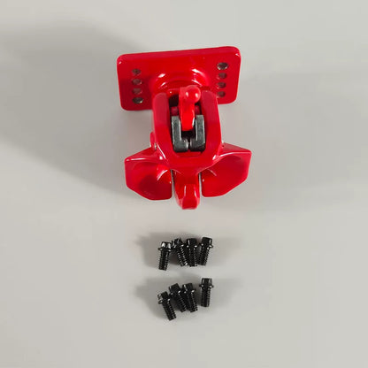 1/14 RC Truck Metal Trailer Hitch Heavy-Duty Aluminum Tail Hook Black Red Tail Beam DIY Upgrade for Adults