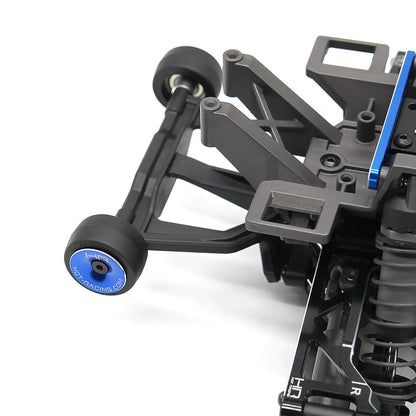 Aluminum Wheelie Bar with Bearings & Wheel Caps for Traxxas Mini XRT / Mini Maxx