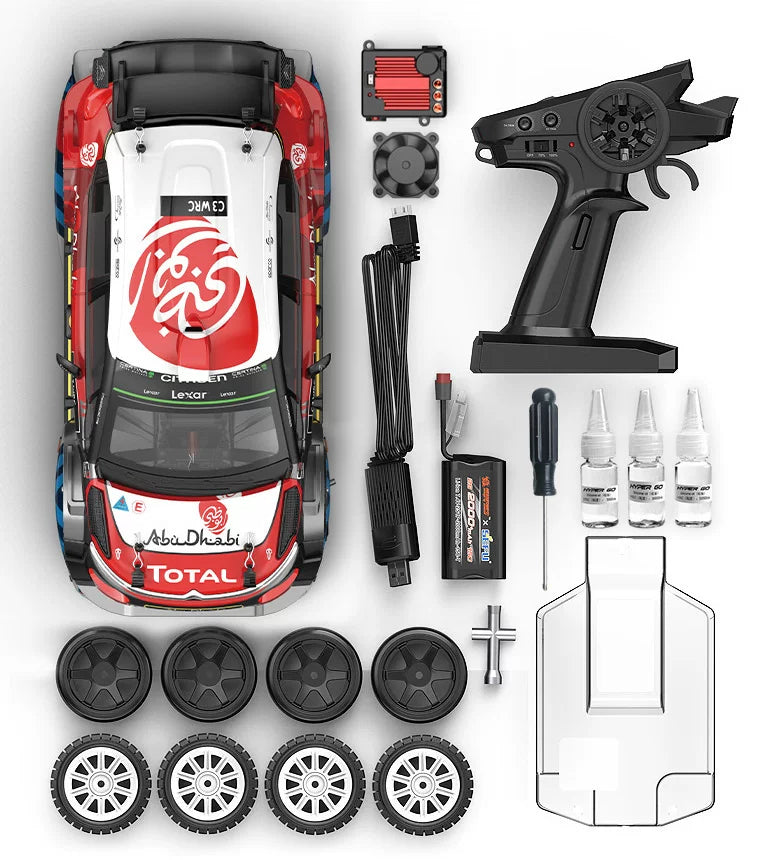 MJX 14303 1/14 Brushless 4WD Rally RC Car - 42km/h High-Speed Drift & On-Road Racer RTR