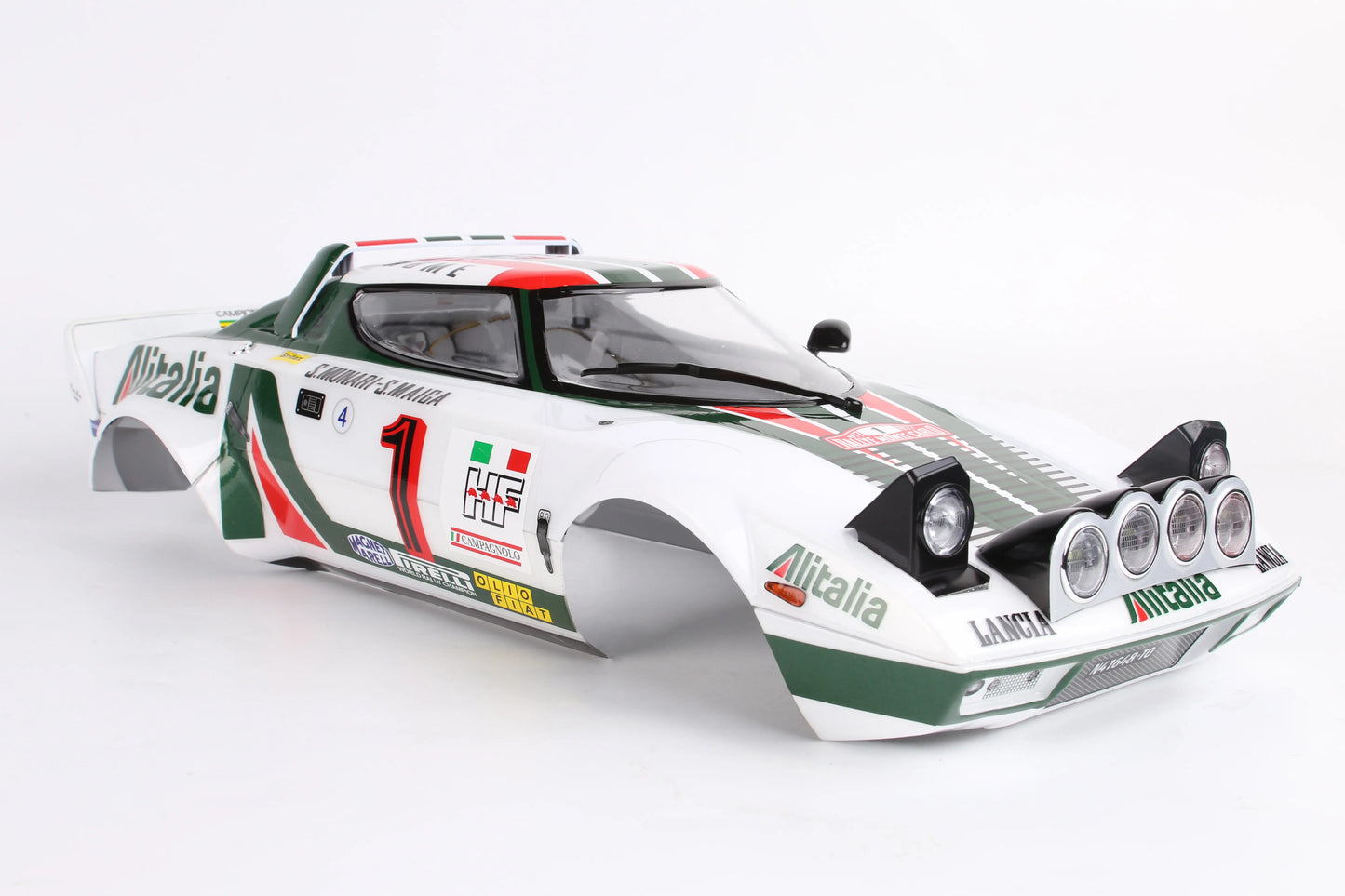 Killerbody Lancia Stratos Gr.4 1/10 RC Rally Car Clear Body Shell - Officially Licensed