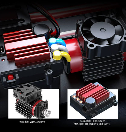 MJX 14303 1/14 Brushless 4WD Rally RC Car - 42km/h High-Speed Drift & On-Road Racer RTR