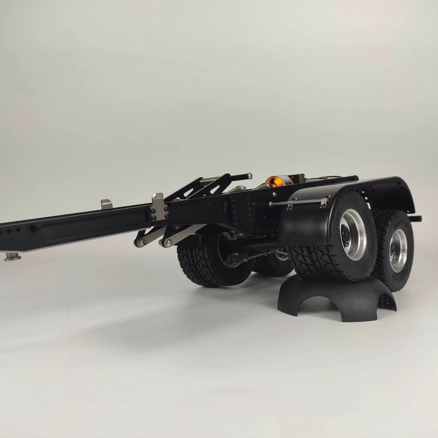 1/14 RC Semi Truck Tipper Dump Truck Trailer & Chassis DIY Parts for Tamiya
