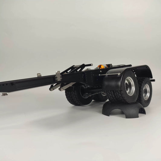 1/14 RC Semi Truck Tipper Dump Truck Trailer & Chassis DIY Parts for Tamiya