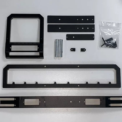 CROSSRC 1/6 THOR & RHINO CNC Aluminum Front Bumper with LED Light Kit (6061 Alloy)