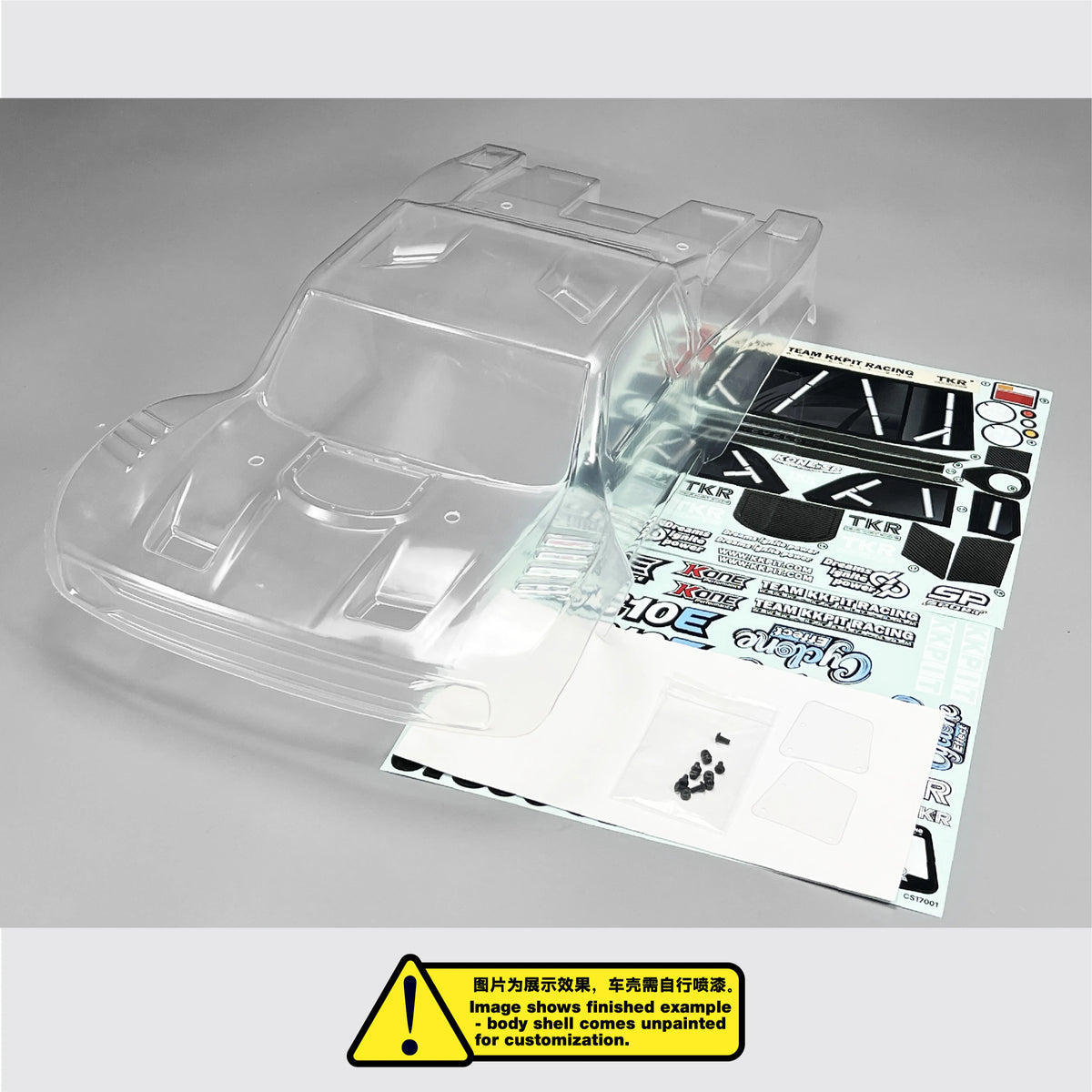 KKPIT KONE SP 1/10 Wind Effect 4WD Short Course Truck Rolling Chassis (330mm Wheelbase, K1 Platform)