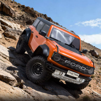 Traction Hobby KM 1/8 Ford Bronco Raptor RC Crawler 4WD RTR with 2-Speed, Diff Locks & DIG