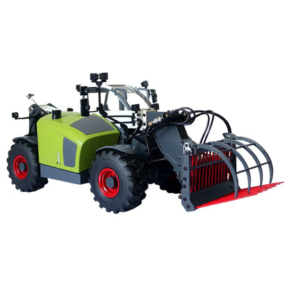 RC-Auto 1/14 RC Hydraulischer Teleskopstapler JDM-128 Lader Multifunktions-Gabelstapler Modell Junge ferngesteuertes Auto Modell Spielzeug 