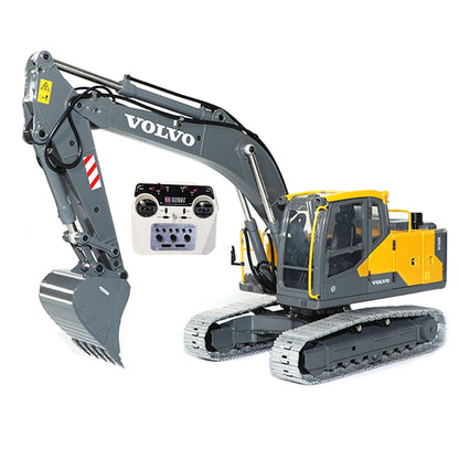 Iveco RC-Auto 8x4 8x8 1/14 Hydraulischer Tieflader Abschleppwagen Metallmodell RC-Auto EC160 Elektrobagger RC-Autos für Erwachsene Spielzeug
