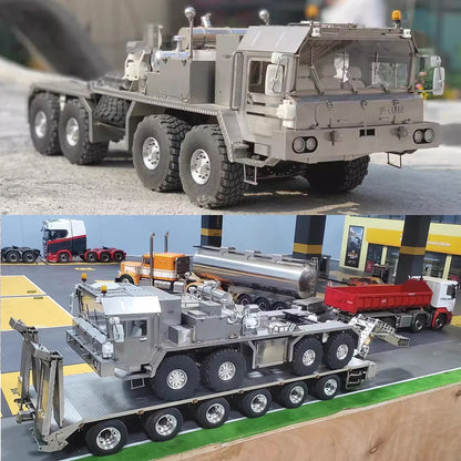 RC-Anhänger Tamiya Traktor 1/14 Hydraulischer RC Elefantentransporter Metallanhänger Anhängerplattenmodell 2024 Neues RC-Fahrzeugmodell Spielzeug 