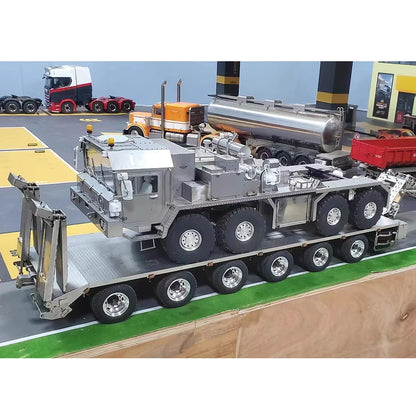 RC-Anhänger Tamiya Traktor 1/14 Hydraulischer RC Elefantentransporter Metallanhänger Anhängerplattenmodell 2024 Neues RC-Fahrzeugmodell Spielzeug 