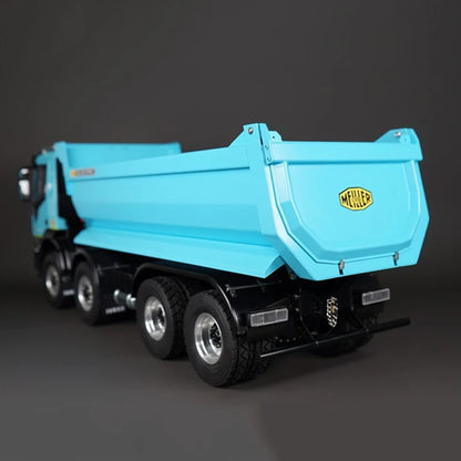 RC-Truck 1/14 8x4 Hydraulischer ferngesteuerter Muldenkipper Metall RTR-Modell ferngesteuertes Automodell Spielzeug für Jungen